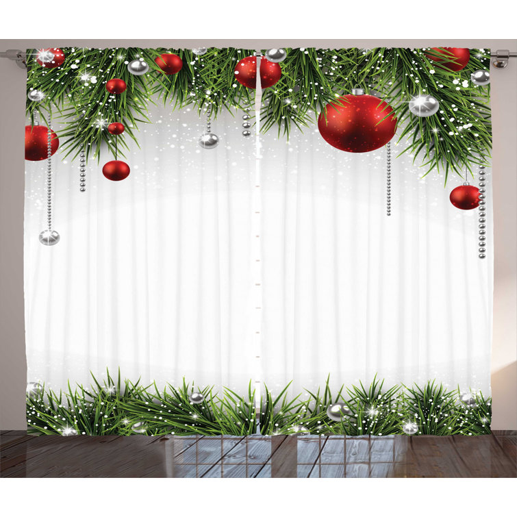 The Holiday Aisle® Polyester SemiSheer Curtain Pair & Reviews Wayfair